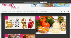Desktop Screenshot of mundodabeleza.net